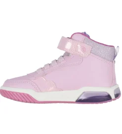 Støvler*Geox Støvler m. Lys - J Inek G A - Pink/Multicolor