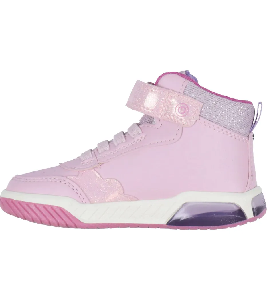 Støvler*Geox Støvler m. Lys - J Inek G A - Pink/Multicolor