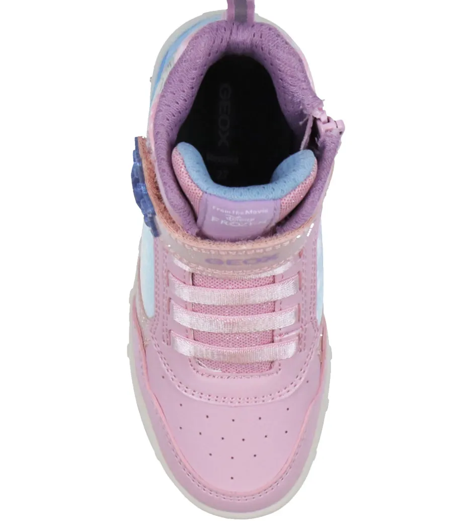 Geox Støvler m. Lys - Skylin - Pink m. Elsa