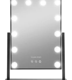 Gillian Jones Makeupspejl - 12 LED/Touch - Sort