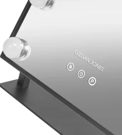 Gillian Jones Makeupspejl - 12 LED/Touch - Sort