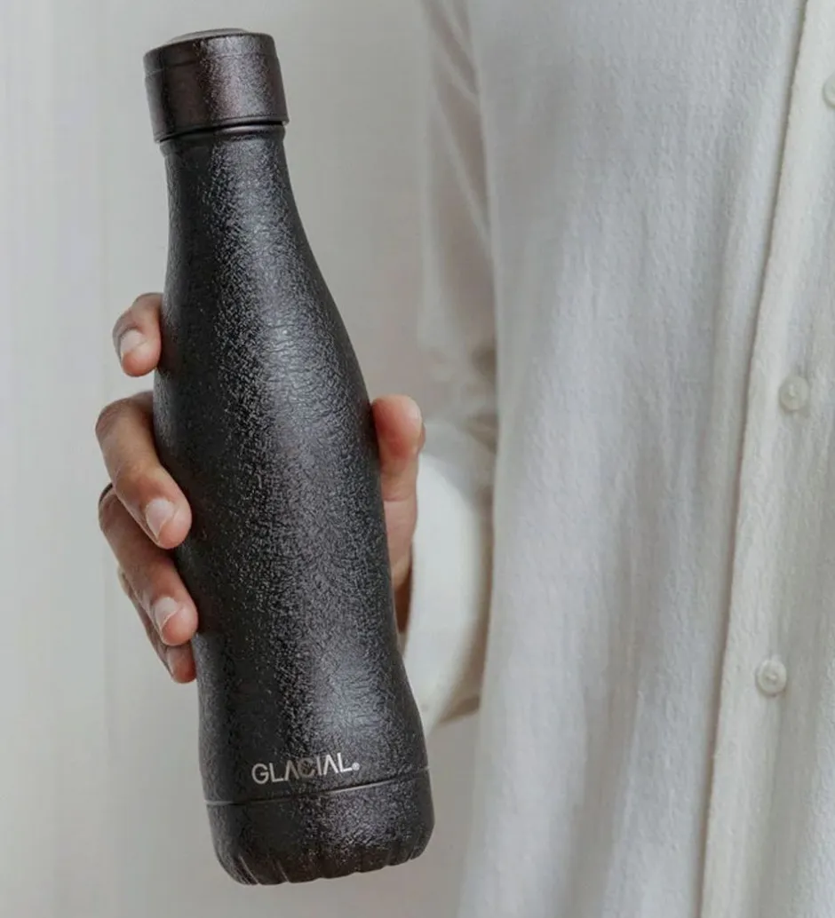 Glacial Termoflaske - 400 ml - Real Black