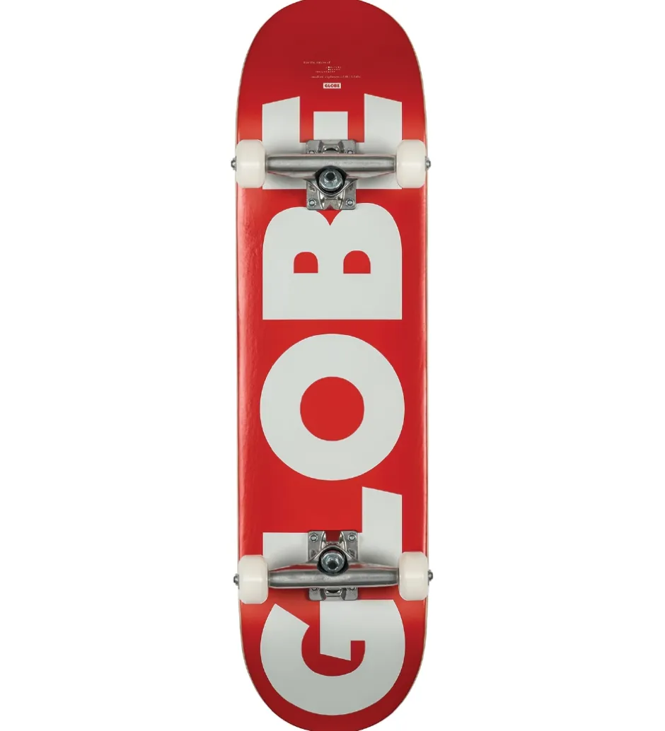 Skateboards*Globe Skateboard - 8,25'' - G0 Fubar Complete - Hvid/Rød