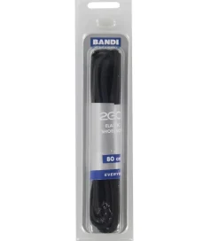 2GO Elastiske Snørebånd - 80 cm - 1 Par - Sort