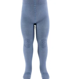 Strømpebukser*GoBabyGo Kravlestrømpebukser - Noos - Uld - Stone Blue