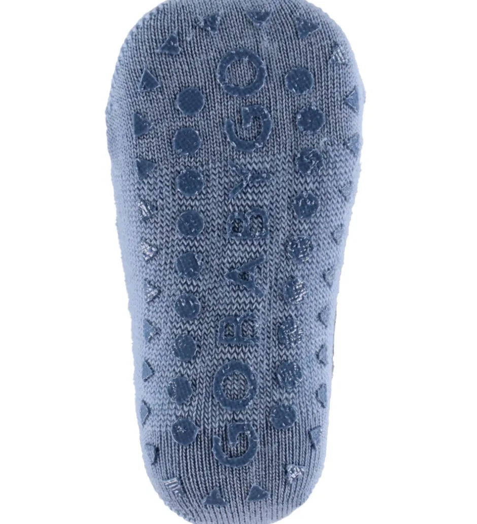 Strømpebukser*GoBabyGo Kravlestrømpebukser - Noos - Uld - Stone Blue