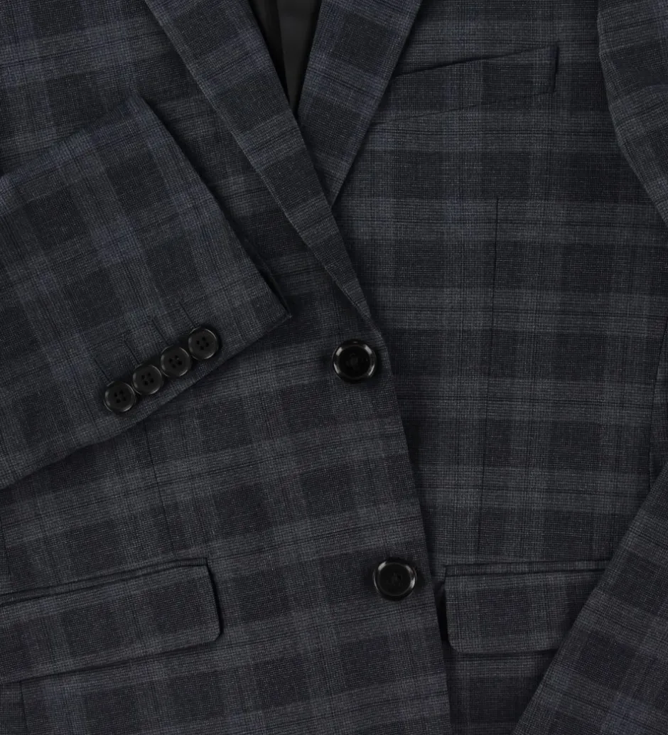 Jakkesæt Og Blazers*Grunt Blazer - Kai - Blue Check