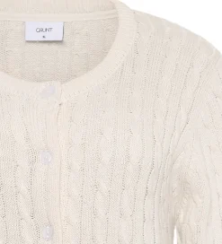 Børn Grunt Cardigan - Strik - GrLine - Off White