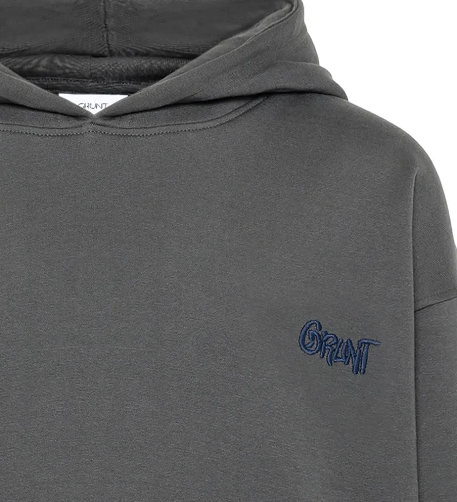 Hættetrøjer*Grunt Hættetrøje - GrBama - Dark Grey