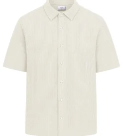 Børn Grunt Skjorte - Vaflet - GRAlfred - Off White