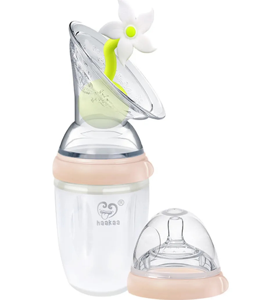 Haakaa Brystpumpe - 250 ml - Startpakke - Peach