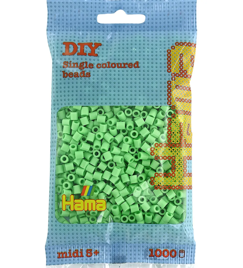 Perler*Hama Midi Perler - 1000 stk. - 115 Klar Grøn