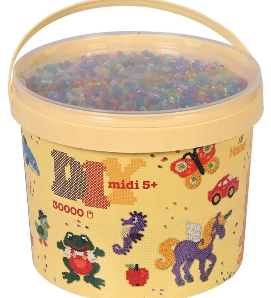 Perler*Hama Midi Perler - 30.000 stk. - 54 Glitter Mix