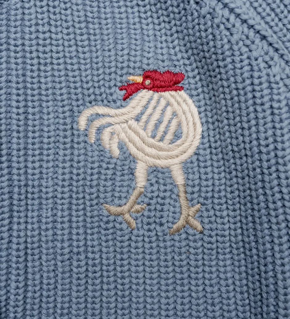 Striktrøjer*Hanevild Cardigan - Strik - Kaj - Blue Blizzard