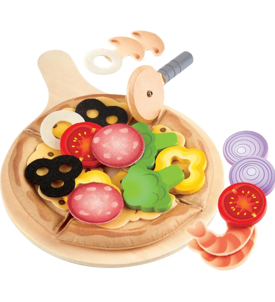 Legekøkken Og Legemøbel*Hape Legemad - 29 dele - Pizza