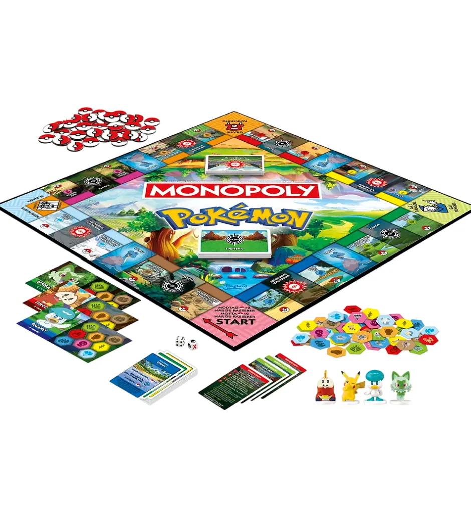 Spil*Hasbro Brætspil - Monopoly Pokémon