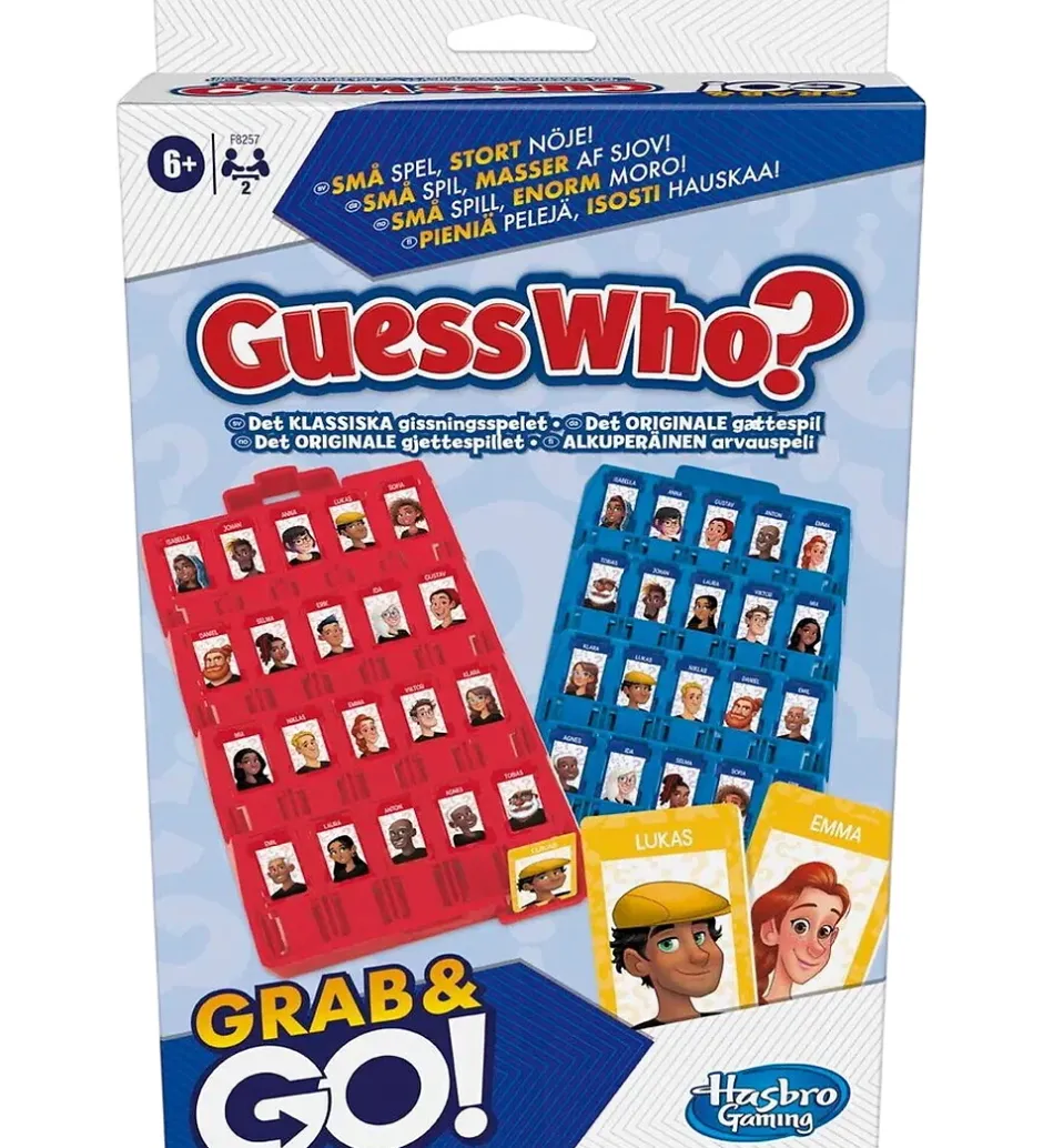 Spil*Hasbro Spil - Guess Who - Grab & Go