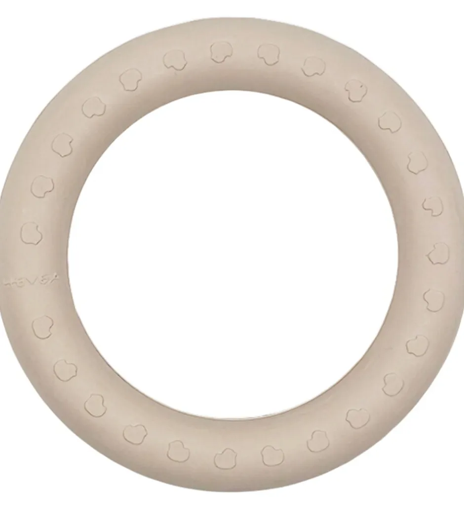 Bideringe|Babylegetøj*Hevea Bideringe - 2-pak - Sand & Tan Beige