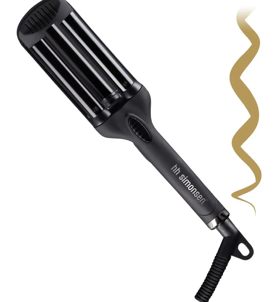 Hårstyling*HH Simonsen Midi Waver - Sort