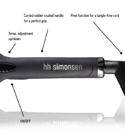 Hårstyling*HH Simonsen Midi Waver - Sort