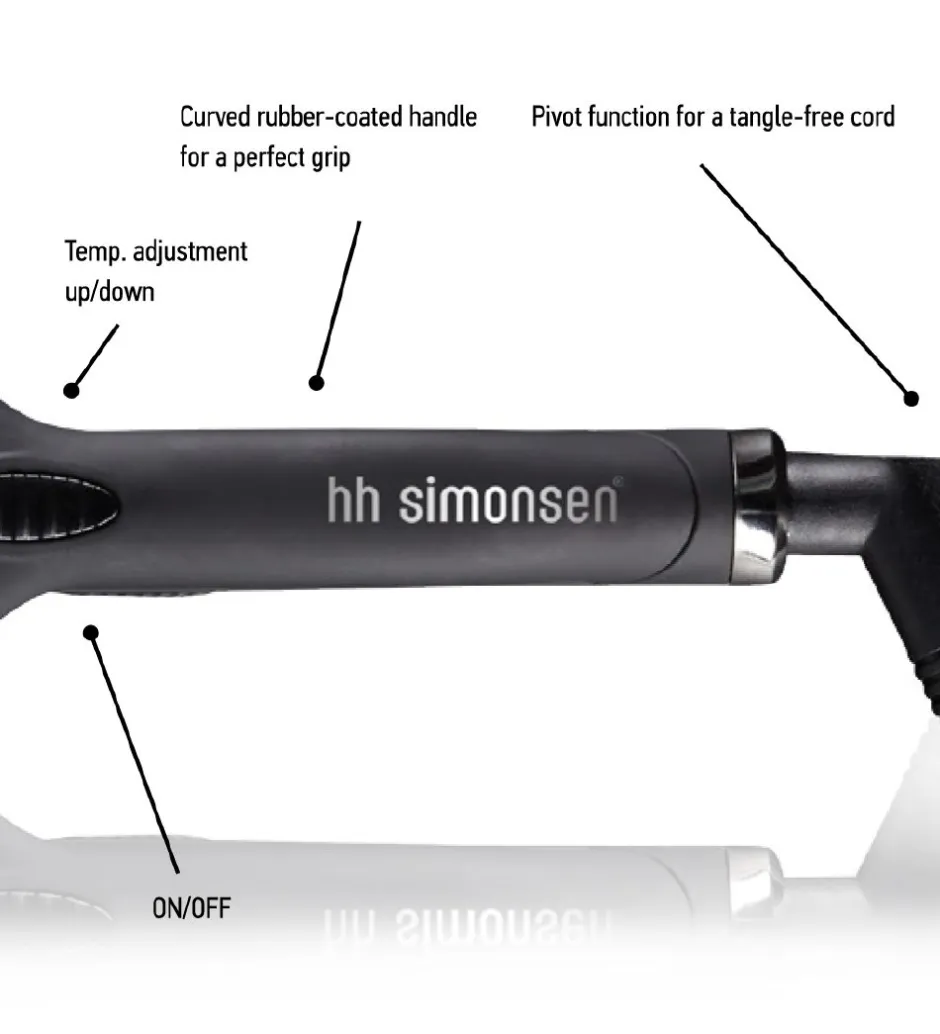 Hårstyling*HH Simonsen Midi Waver - Sort