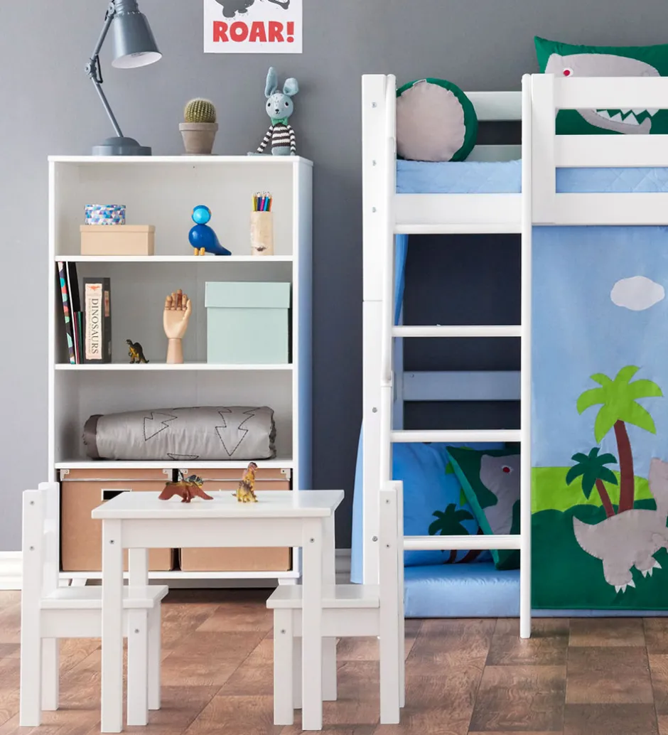 Borde*Hoppekids Børnebord - Mads - Hvid