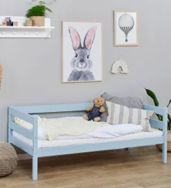 Senge*Hoppekids Juniorseng - ECO Comfort - 166x76x65 cm - Dream Blue