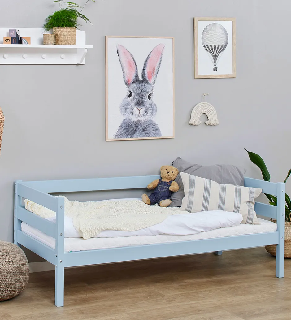 Senge*Hoppekids Juniorseng - ECO Comfort - 166x76x65 cm - Dream Blue