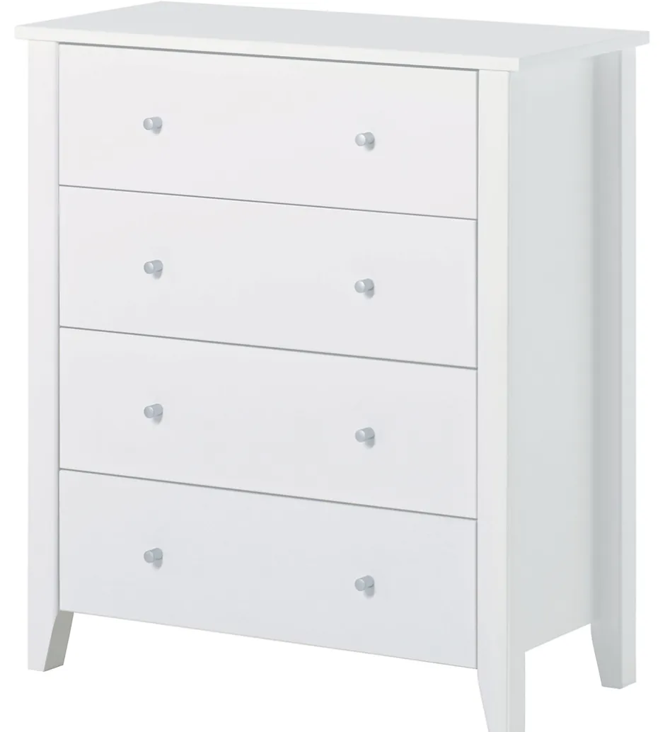 Kommoder*Hoppekids Kommode m. 4 Skuffer - Christian - 94,5x84x40 cm - Hvi