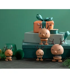 Julepynt*Hoptimist Reindeer Bimble - Small - 9,5 cm - Oak