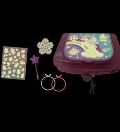Smykkeskrin*Hot Focus Opbevaring - Æske m. Lås - Glow In The Dark