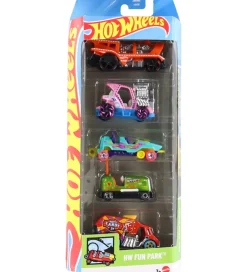 Biler, Tog Og Køretøjer*Hot Wheels Biler - 5-pak - HW Fun Park