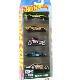 Biler, Tog Og Køretøjer*Hot Wheels Biler - 5-pak - HW Retro Racers