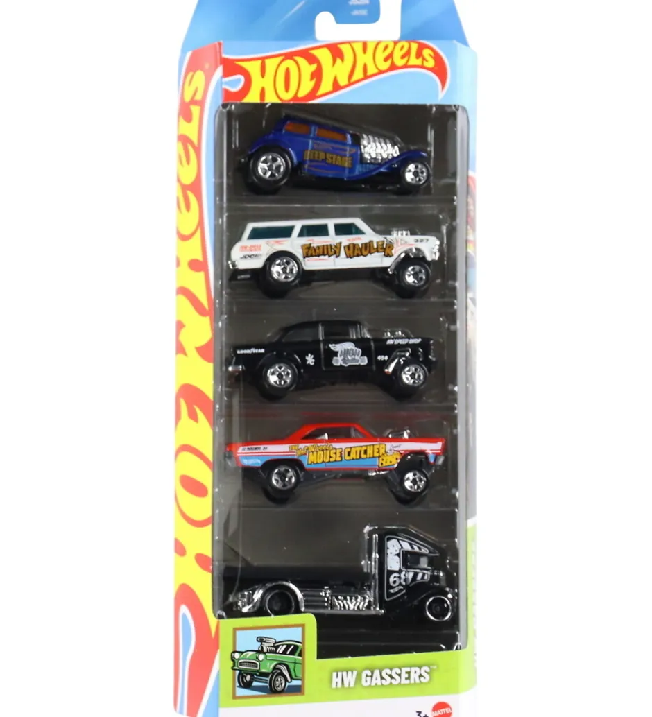 Biler, Tog Og Køretøjer*Hot Wheels Biler - 5-pak - HW Gassers
