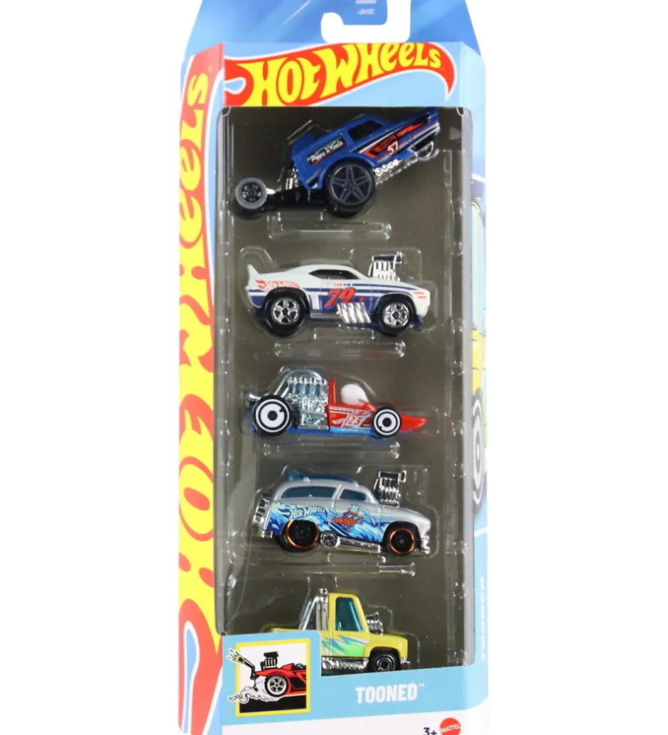 Biler, Tog Og Køretøjer*Hot Wheels Biler - 5-pak - Tooned