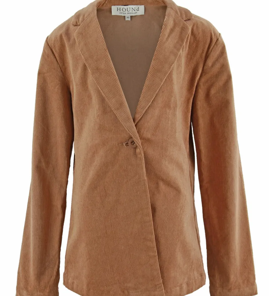 Jakkesæt Og Blazers*Hound Blazer - Fløjl - Light Brown