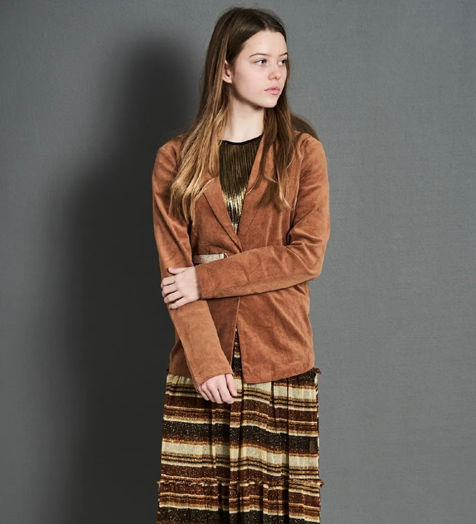 Jakkesæt Og Blazers*Hound Blazer - Fløjl - Light Brown