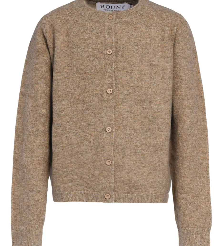 Cardigans*Hound Cardigan - HdLea - Sand Melangé