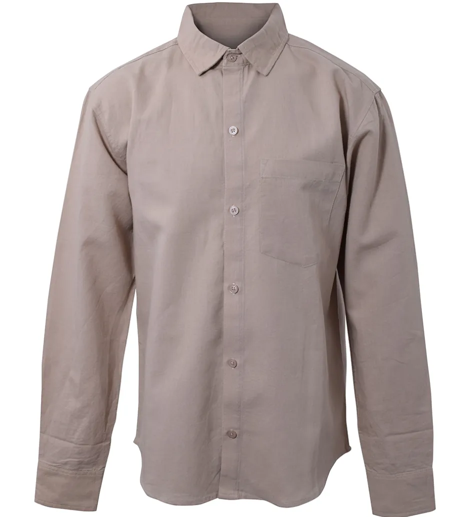 Konfirmationstøj*Hound Skjorte - Linen Blend - Sand