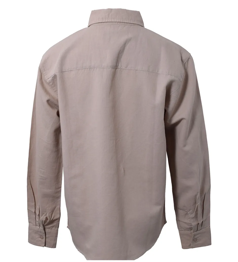 Konfirmationstøj*Hound Skjorte - Linen Blend - Sand