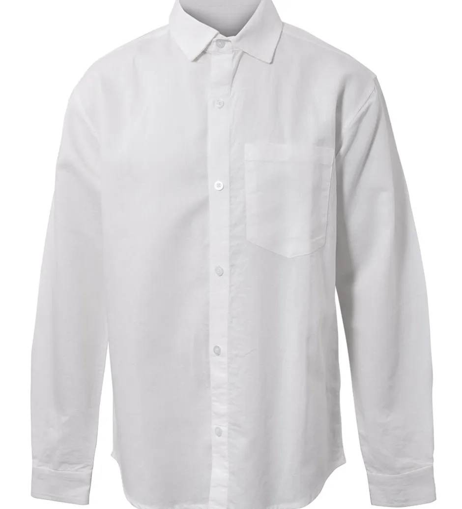Konfirmationstøj*Hound Skjorte - Linen Blend - Hvid