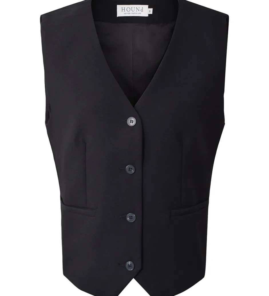 Veste|Konfirmationstøj*Hound Vest - Sort