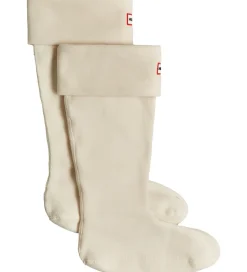 Børn Hunter Fleece Støvlestrømper - Lang - White
