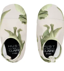 Hust and Claire Badesko - Fabian - UV50+ - Seagrass m. Dinosaur