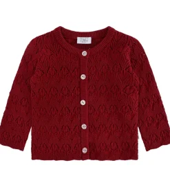 Cardigans*Hust and Claire Cardigan - Strik - HCCilja - Teaberry m. Hulmøns