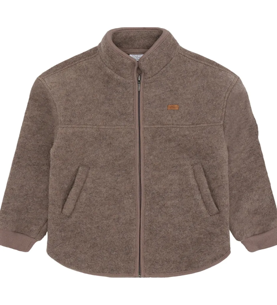 Fleece*Hust and Claire Fleecejakke - Emi - Uld - Deer Melange