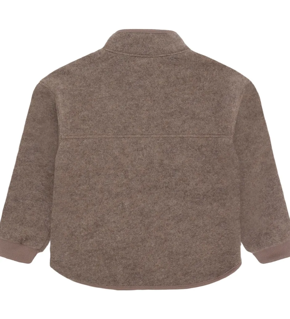 Fleece*Hust and Claire Fleecejakke - Emi - Uld - Deer Melange