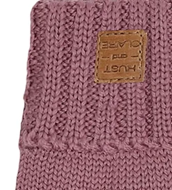 Handsker Og Luffer*Hust and Claire Handsker - Uld - Strik - HCFesto - Pale Mauve