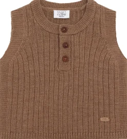 Veste*Hust and Claire Vest - Strik - HCEdi - Wool Rib Knit - Coca Moch