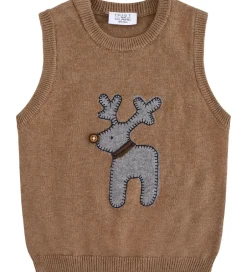Veste*Hust and Claire Vest - Strik - HCPerry Deer - Coffee Melange